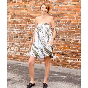 Tie dye midi dress